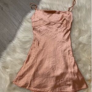 Sleek Satin Slip Dress